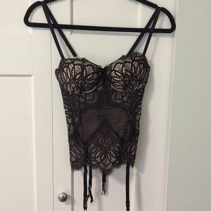 Victoria's Secret Bustier Black